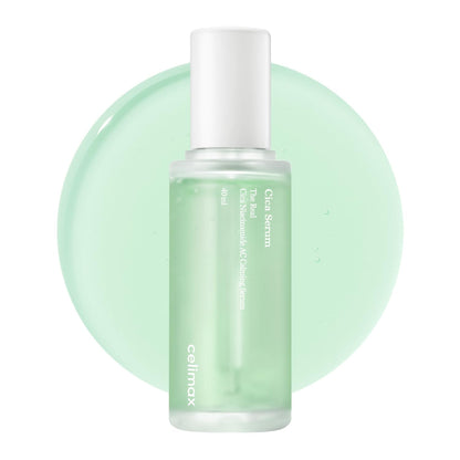 celimax The Real Cica Niacinamide AC Calming Serum 40ml | Hyaluronic Acid Redness Relief Moisturizing Soothing Restoring - dailyvitalstore