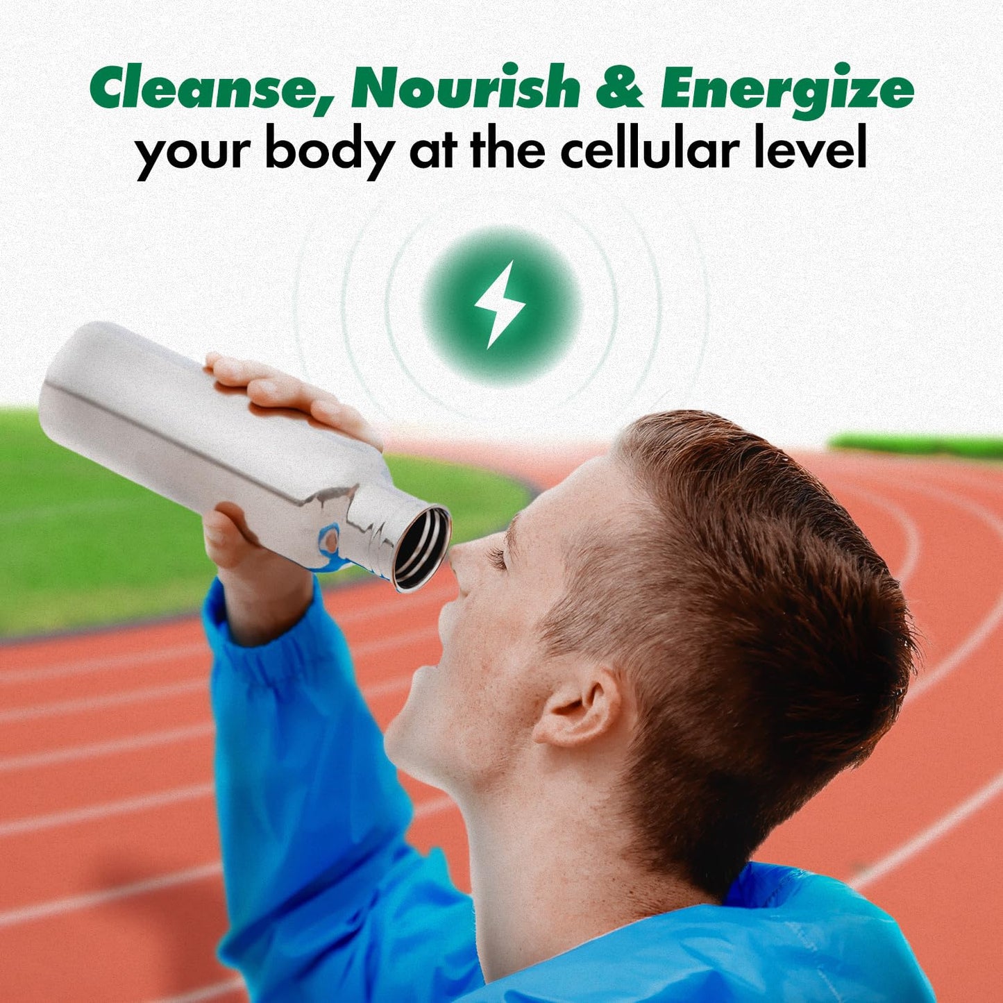 Cell Power® Oxygen Drops (1oz) - Liquid Oxygen Dietary Supplement Enriched with Beets, Grapes, and Vegetable Protein - Liquid Oxygen Drops for Wellness - dailyvitalstore