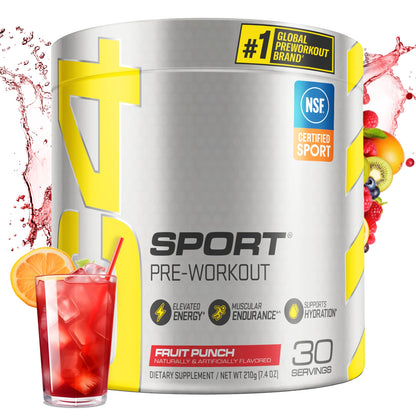 Cellucor C4 Sport Pre Workout Powder Fruit Punch - NSF Certified for Sport | 30 Servings, Packaging may vary. - dailyvitalstore