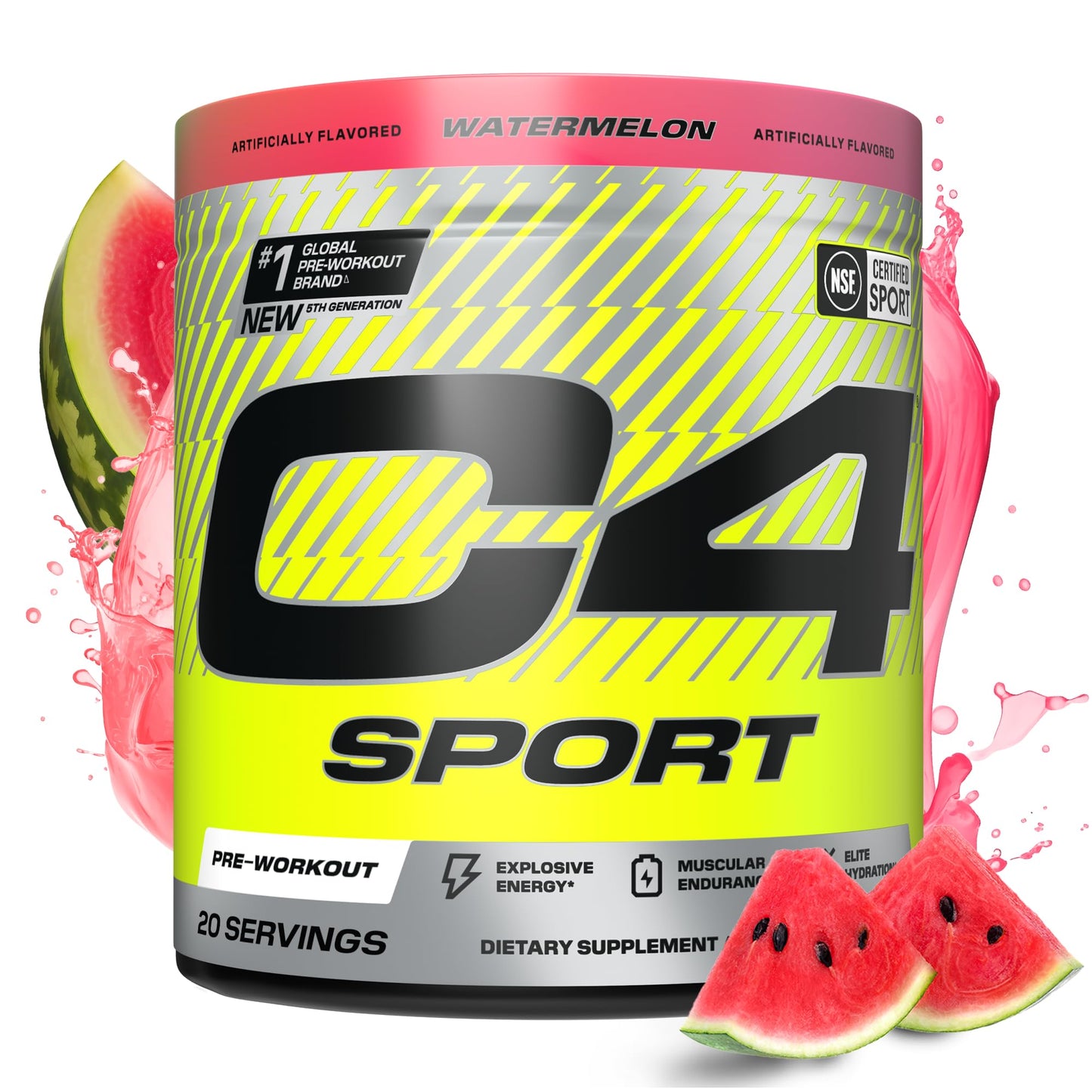 Cellucor C4 Sport Pre Workout Powder - NSF Certified for Sport - Elite Hydration - 200mg Caffeine + Creatine + Beta-Alanine - dailyvitalstore