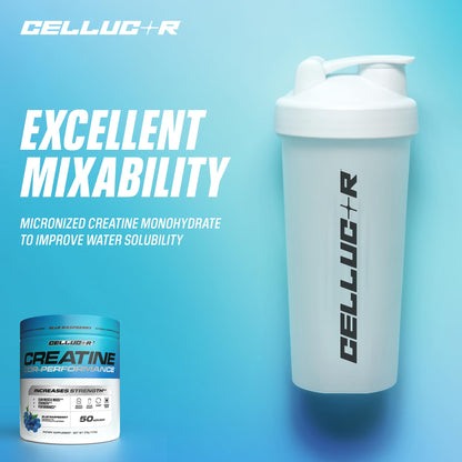 Cellucor Creatine Powder, Blue Raspberry Flavor - Increases Strength, Lean Muscle Mass & Endurance, Micronized Creatine for Fast Absorption - dailyvitalstore