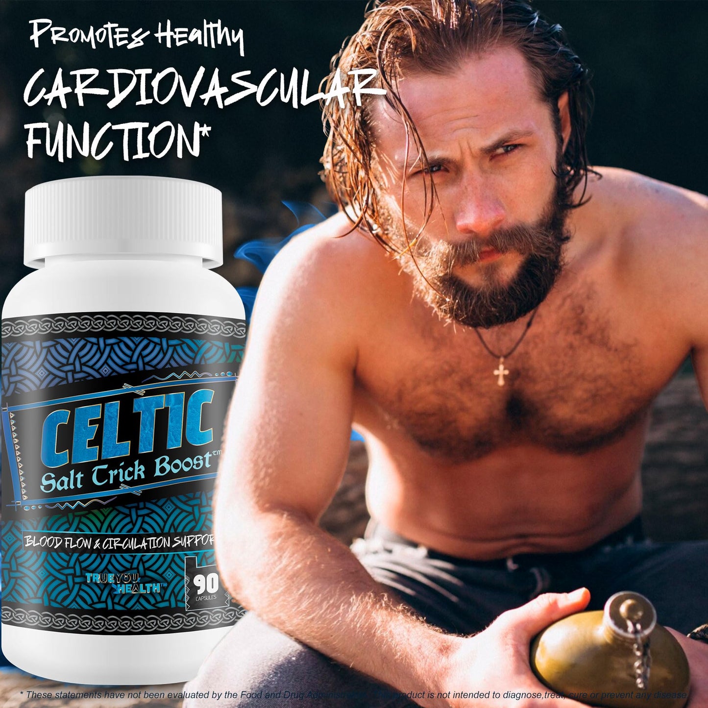Celtic Salt Trick Boost for Blood Flow - Improved Formula - Our Best Blood Circulation Supplements for Men - Increase Blood Flow Care Blood Circulation Pills - Advanced Blood Flow Support - dailyvitalstore