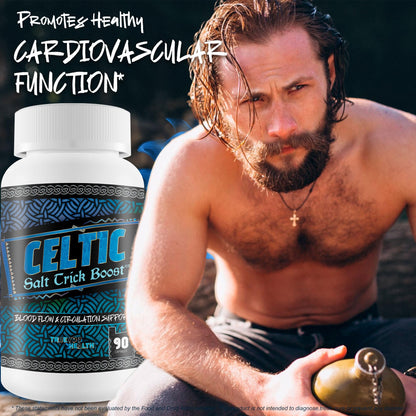 Celtic Salt Trick Boost for Blood Flow - Improved Formula - Our Best Blood Circulation Supplements for Men - Increase Blood Flow Care Blood Circulation Pills - Advanced Blood Flow Support - dailyvitalstore