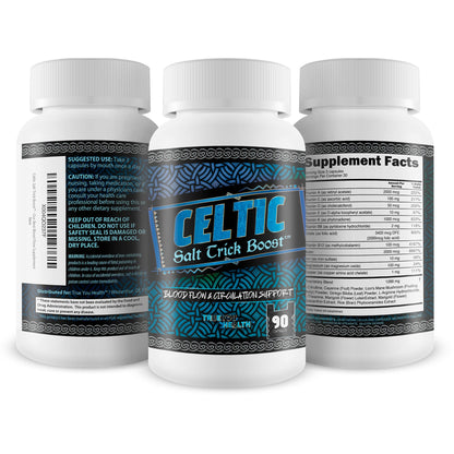 Celtic Salt Trick Boost for Blood Flow - Improved Formula - Our Best Blood Circulation Supplements for Men - Increase Blood Flow Care Blood Circulation Pills - Advanced Blood Flow Support - dailyvitalstore
