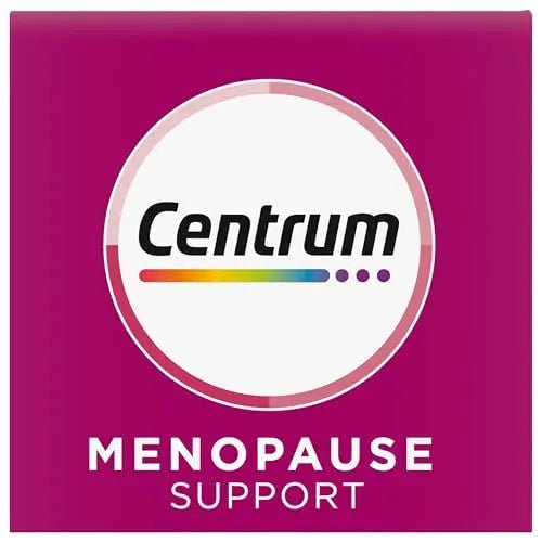 Centrum Complete Multivitamin Supplement + Hot Flash Support Menopause Support Tablets, with Clinically Studied geniVida, 30 Count - dailyvitalstore