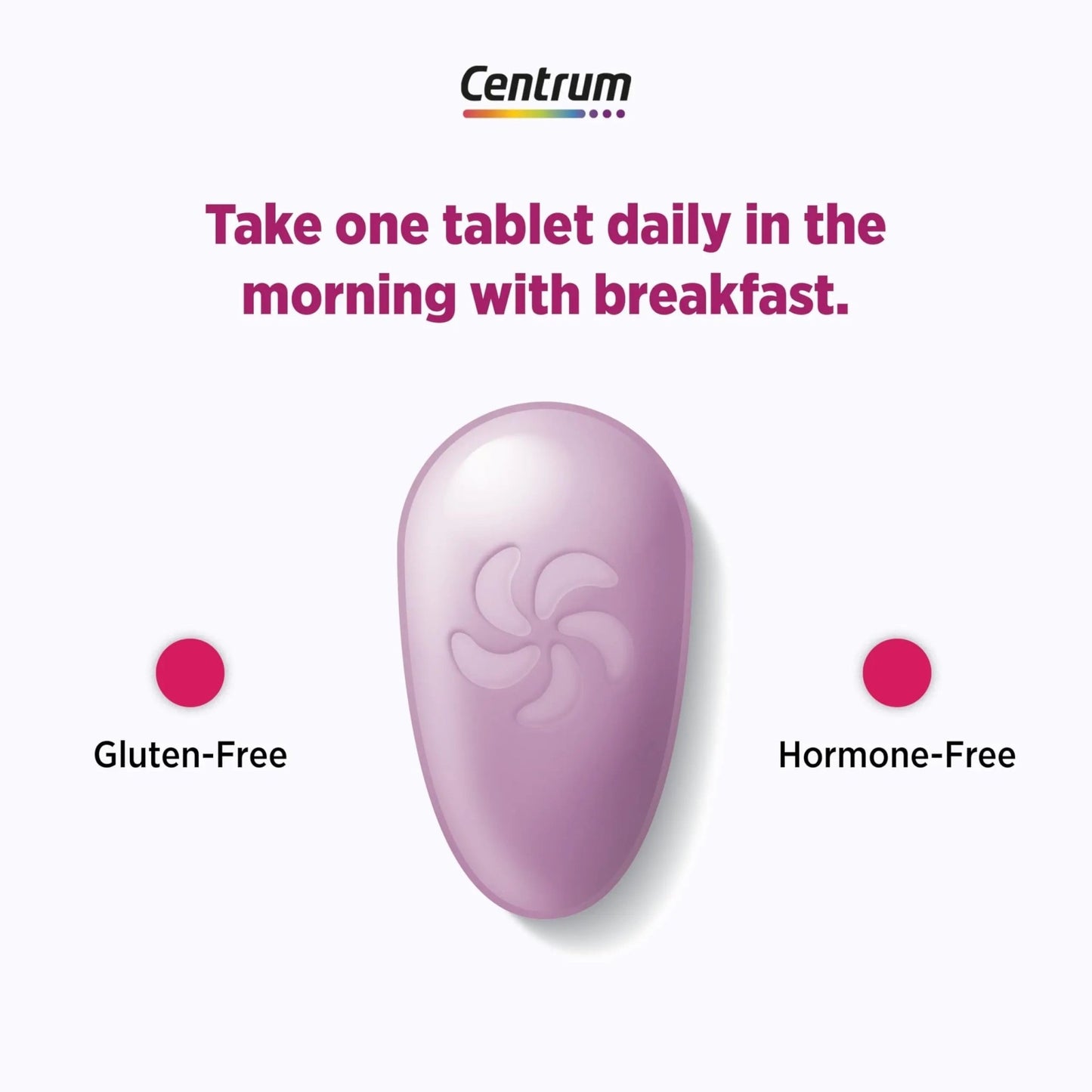 Centrum Complete Multivitamin Supplement + Hot Flash Support Menopause Support Tablets, with Clinically Studied geniVida, 30 Count - dailyvitalstore