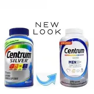 Centrum Men 50+ Multivitamin Tablet Age 50 and Older 275ct - dailyvitalstore