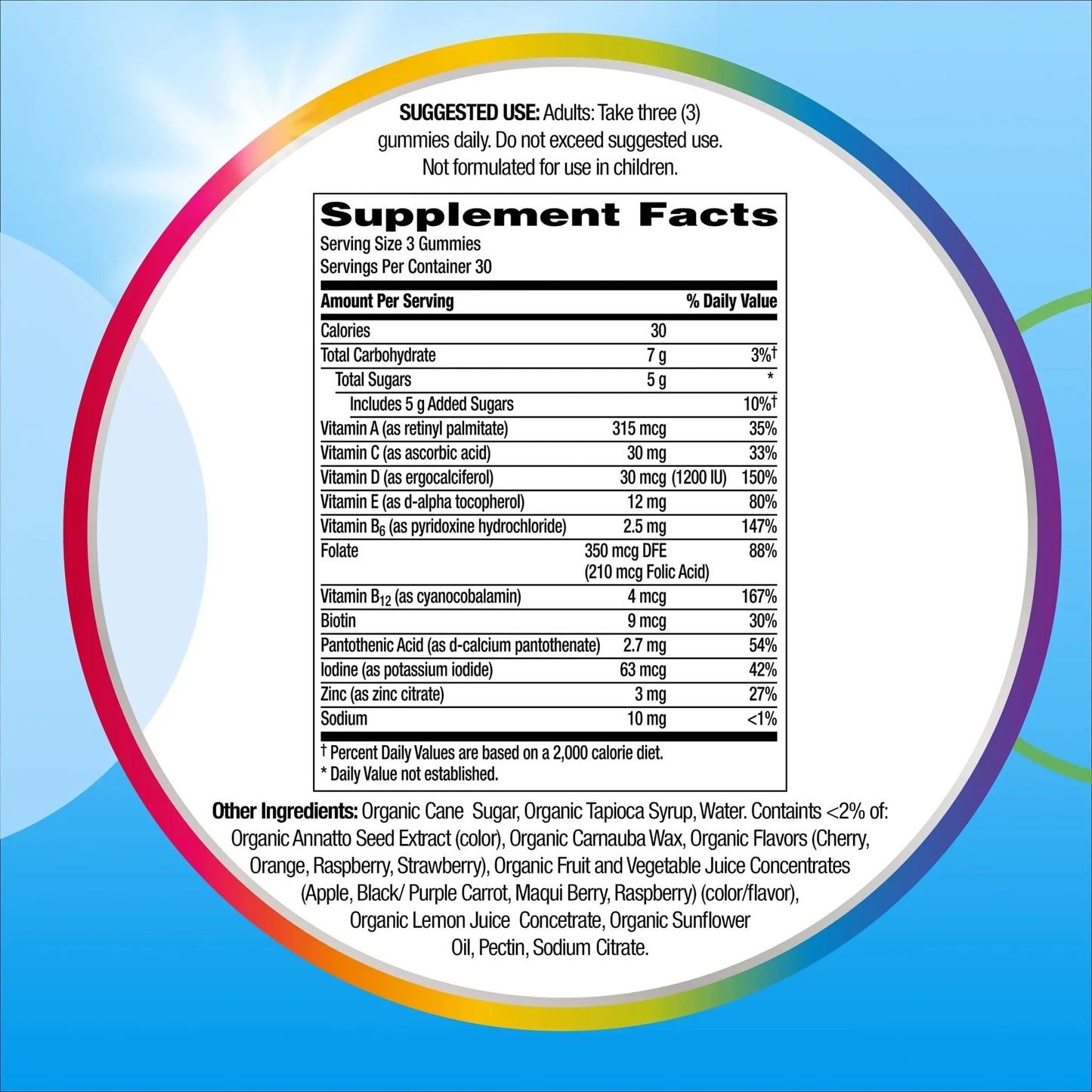 Centrum Men's Organic Multigummies, Men's Multivitamin Gummies, Organic Multivitamin for Men with Essential Nutrients - dailyvitalstore