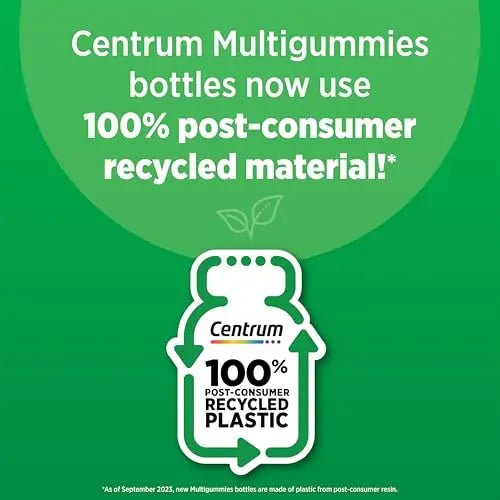 Centrum Men's Organic Multigummies, Men's Multivitamin Gummies, Organic Multivitamin for Men with Essential Nutrients - dailyvitalstore