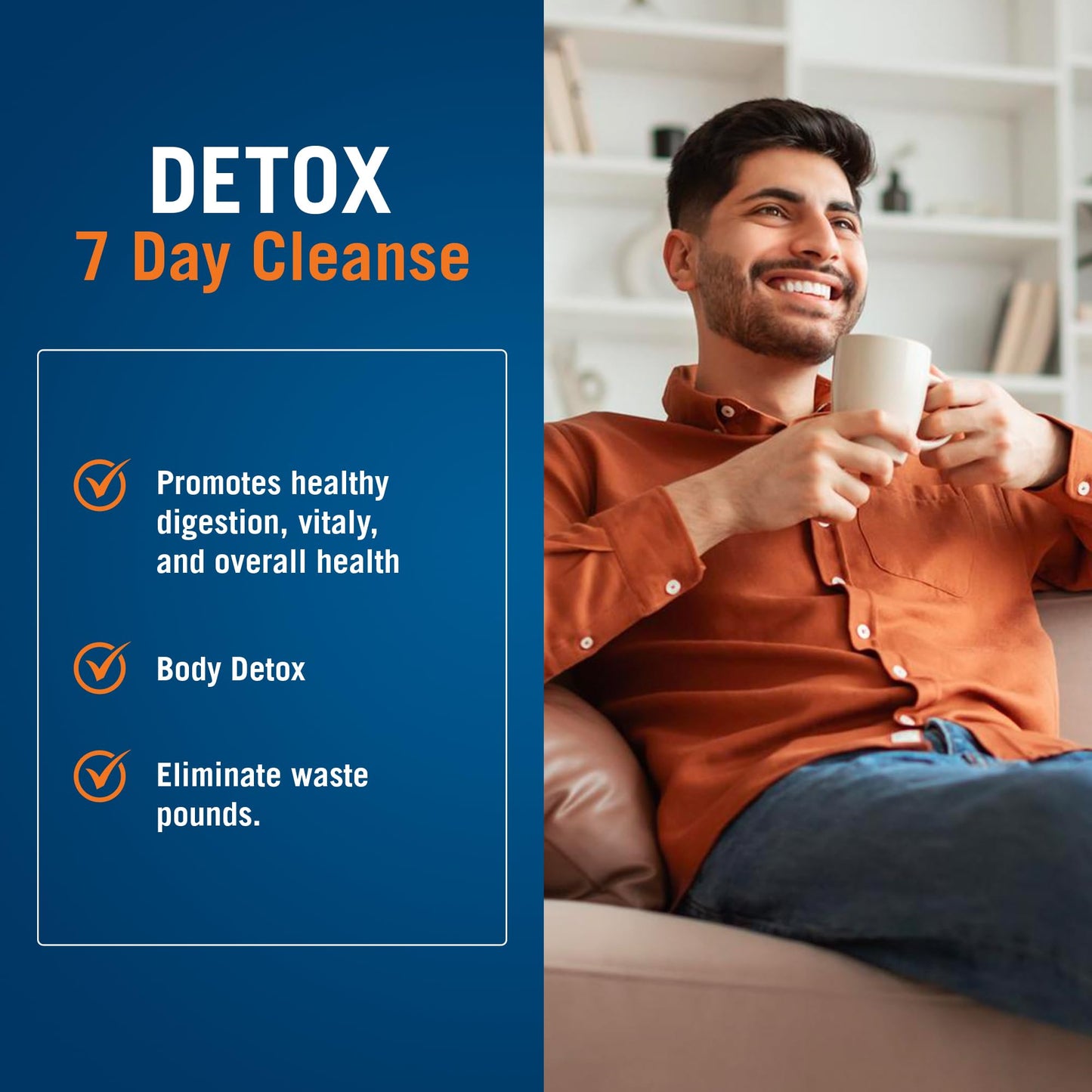 Century Systems The Cleaner Detox, Powerful 7-Day Complete Internal Cleansing Formula for Men, Support Digestive Health, 52 Vegetarian Capsules - dailyvitalstore