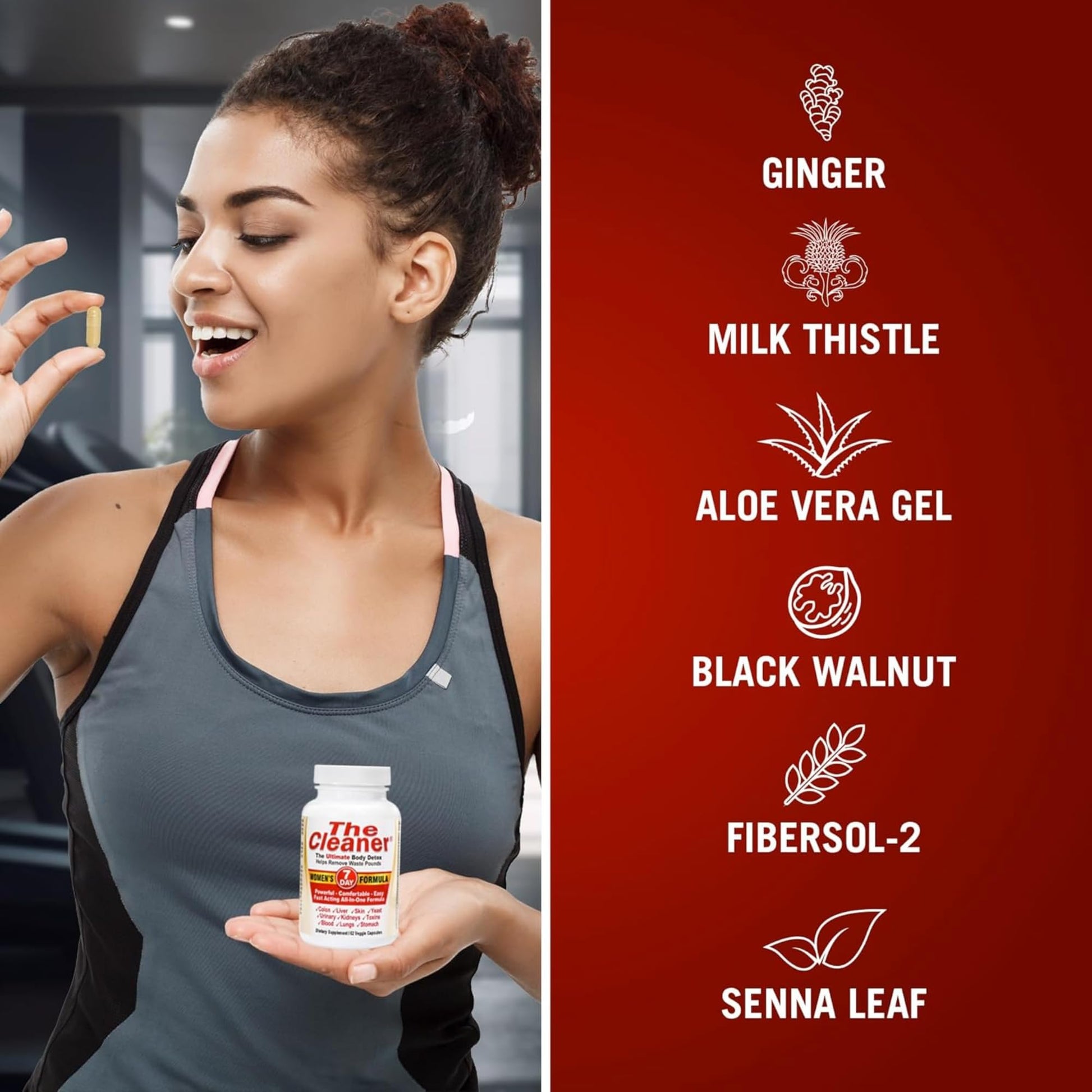 Century Systems The Cleaner Detox, Powerful 7-Day Complete Internal Cleansing Formula for Women, Support Digestive Health, - dailyvitalstore