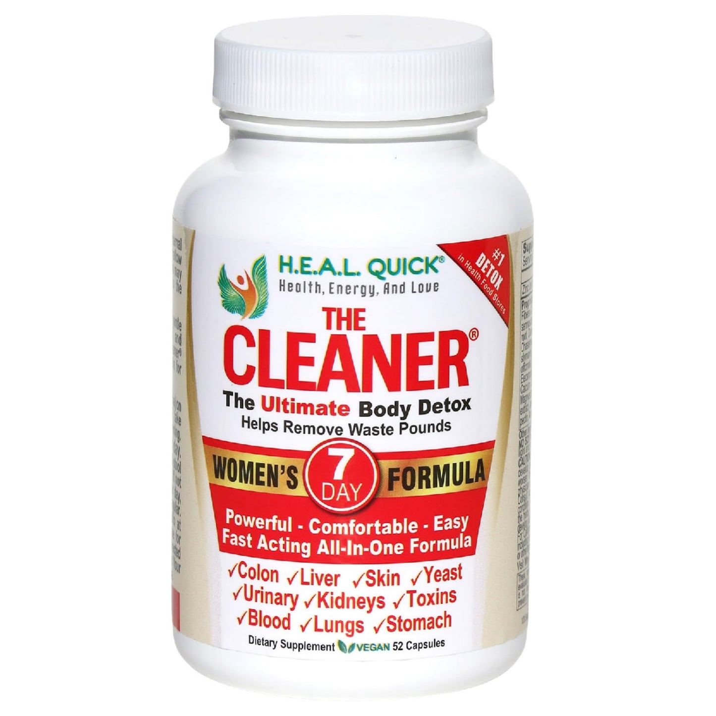 Century Systems The Cleaner Detox, Powerful 7-Day Complete Internal Cleansing Formula for Women, Support Digestive Health, - dailyvitalstore
