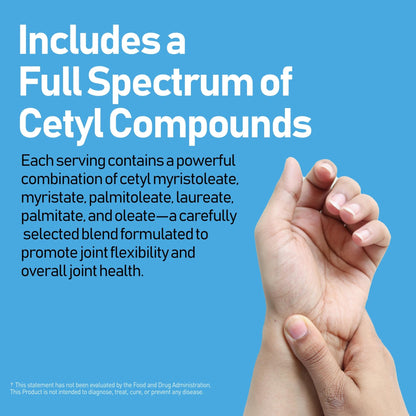 Cetyl Myristoleate Complex, CMO Advanced Joint Mobility & Comfort Formula 120 Capsules - dailyvitalstore