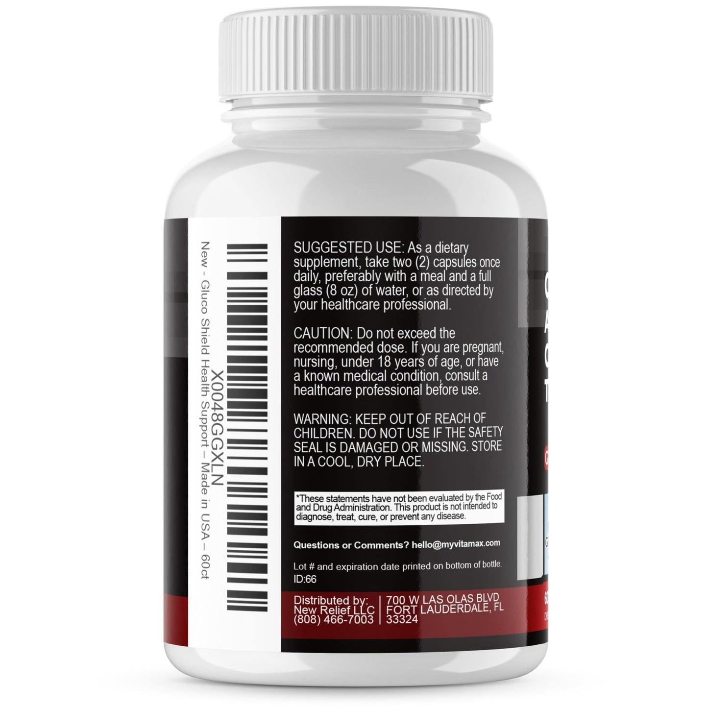 Ceylon Cinnamon, Apple Cider Vinegar, Turmeric - Gluco Health Support - Panax Ginseng, Berberine, Bitter Melon Milk Thistle Fenugreek - dailyvitalstore
