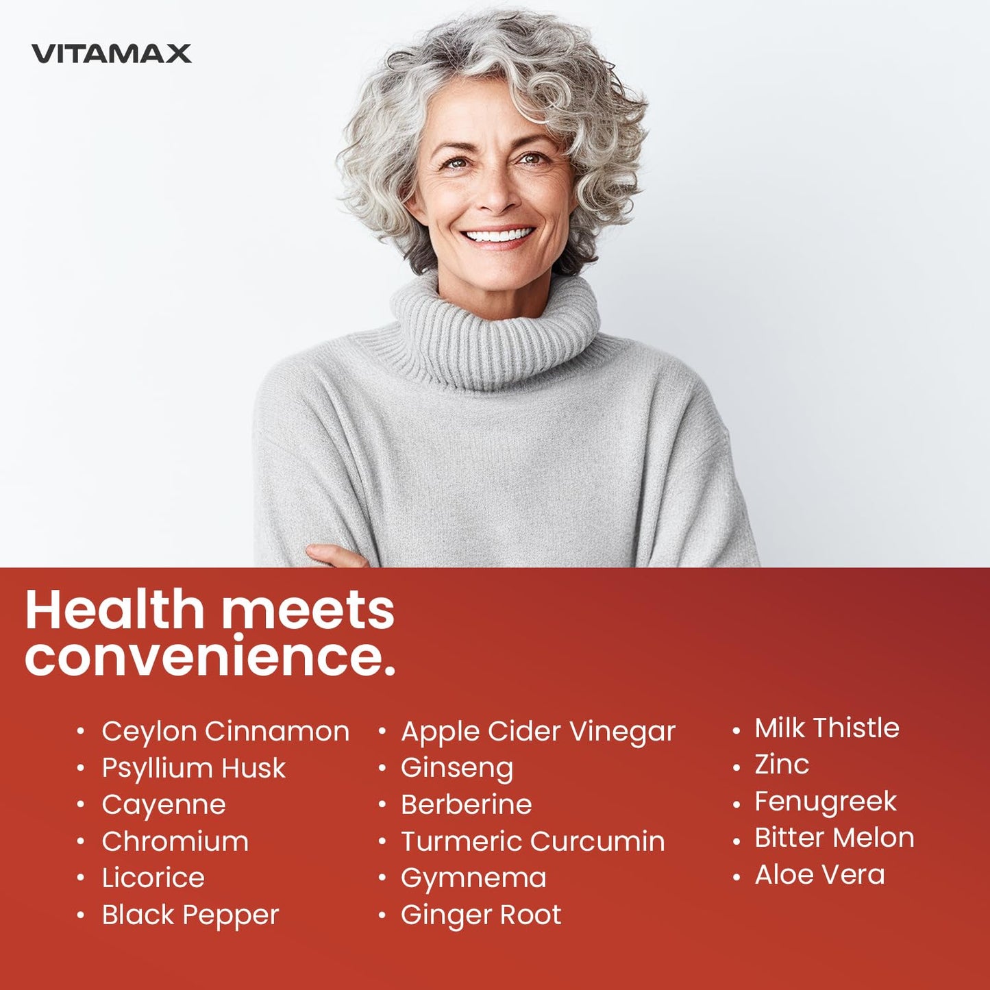 Ceylon Cinnamon, Apple Cider Vinegar, Turmeric - Gluco Health Support - Panax Ginseng, Berberine, Bitter Melon Milk Thistle Fenugreek - dailyvitalstore