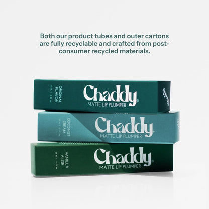 Chaddy Matte Lip Plumper - Hydrating Lip Plumper with Hyaluronic Acid | Plumping Lip, Natural Lip Care and Enhancer - 0.5 fl.oz (Original Flavor) - dailyvitalstore