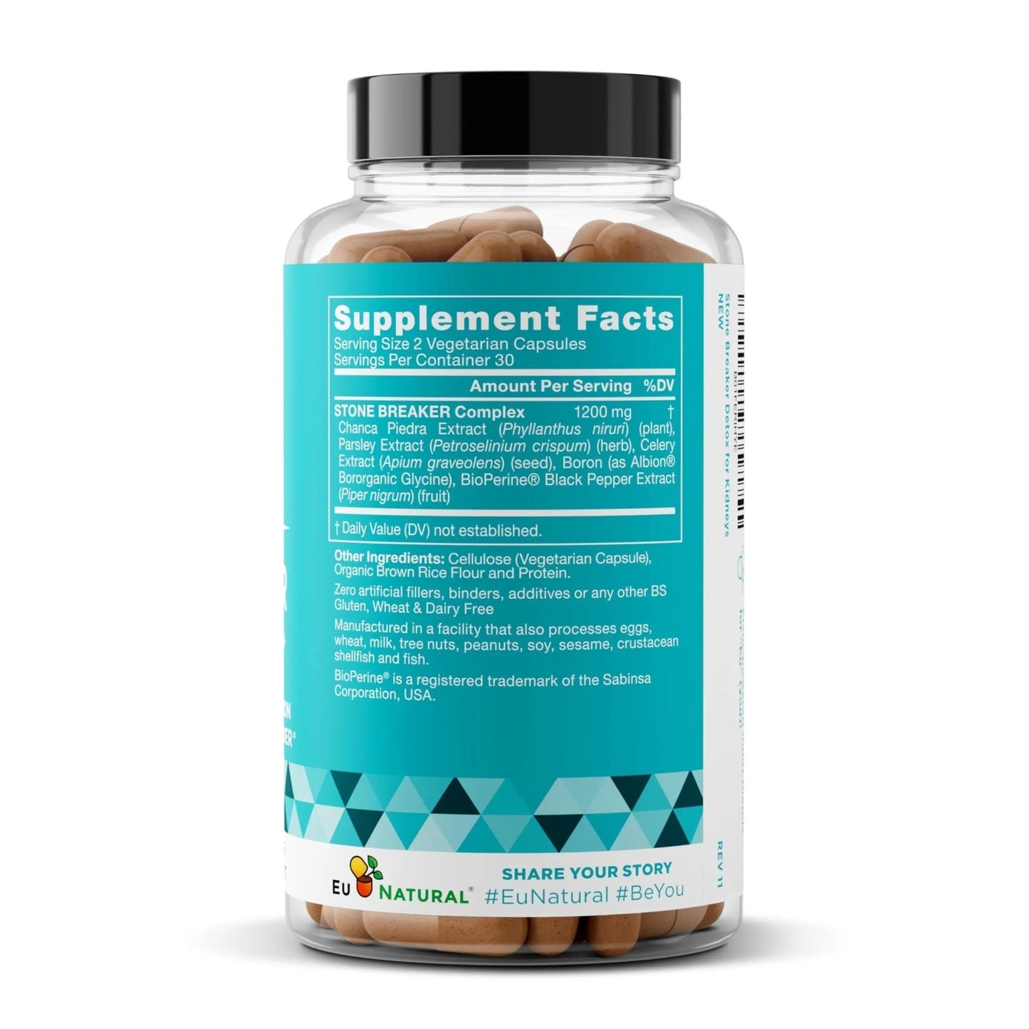 Chanca Piedra Stone Breaker - The Original Stone Breaking Formula with Celery Seed & Parsley - Supports Kidney, Gallbladder & Urinary Tract Cleansing to Help Flush Impurities - 60 Vegetarian Capsules - dailyvitalstore