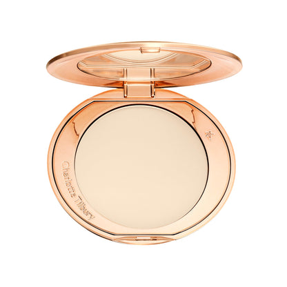 Charlotte Tilbury Airbrush Flawless Finish Setting Powder - Pore-Blurring Pressed Powder for Face Makeup to Minimize Shine with a Soft-Focus Finish - 1 Fair - dailyvitalstore