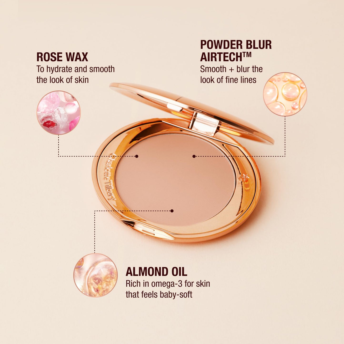 Charlotte Tilbury Airbrush Flawless Finish Setting Powder - Pore-Blurring Pressed Powder for Face Makeup to Minimize Shine with a Soft-Focus Finish - 1 Fair - dailyvitalstore