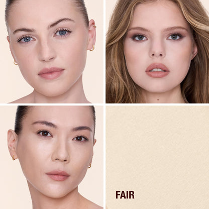 Charlotte Tilbury Airbrush Flawless Finish Setting Powder - Pore-Blurring Pressed Powder for Face Makeup to Minimize Shine with a Soft-Focus Finish - 1 Fair - dailyvitalstore