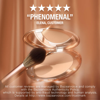 Charlotte Tilbury Airbrush Flawless Finish Setting Powder - Pore-Blurring Pressed Powder for Face Makeup to Minimize Shine with a Soft-Focus Finish - 1 Fair - dailyvitalstore
