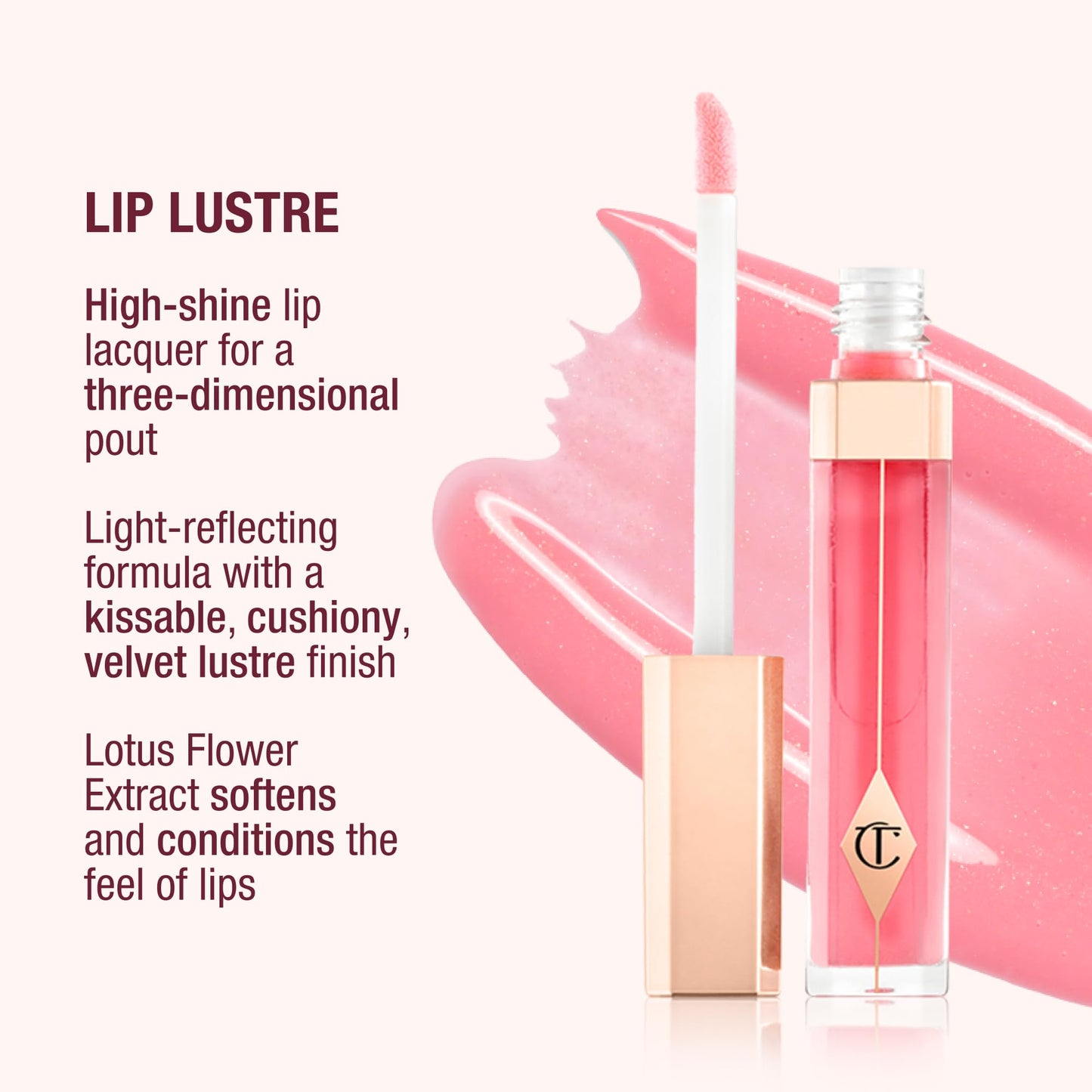 Charlotte Tilbury Icon Baby Lip Duo Kit - Mini K.I.S.S.I.N.G Satin Shimmer Lipstick & Full Size Hall of Fame High Shine Gloss Set - Hydrating Long Lasting Makeup Duo for On-the-Go Glossy Shine - dailyvitalstore