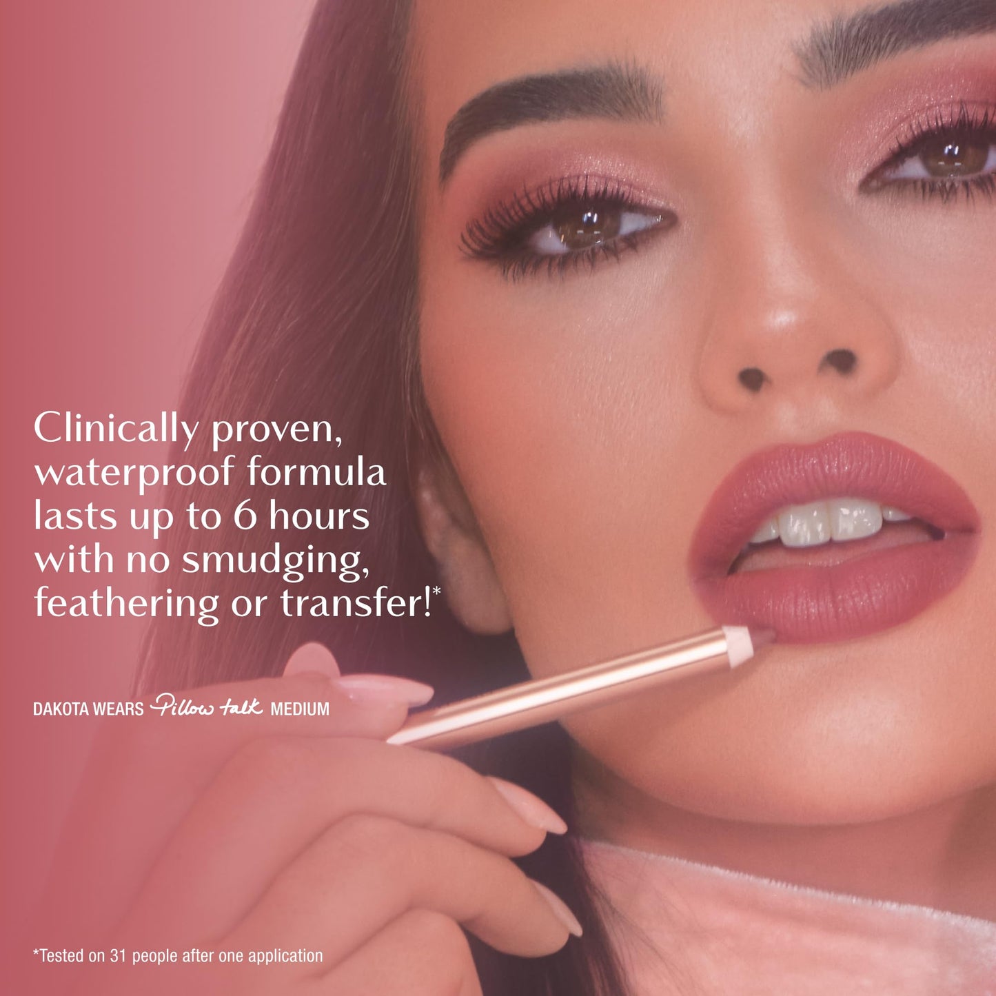 Charlotte Tilbury Lip Cheat Lip Liner Pencil - Creamy Fuller-Looking Lip Pencil with Jojoba Oil & Hyaluronic Acid - Waterproof, Smudge-Proof - dailyvitalstore