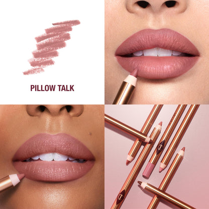 Charlotte Tilbury Lip Cheat Lip Liner Pencil - Creamy Fuller-Looking Lip Pencil with Jojoba Oil & Hyaluronic Acid - Waterproof, Smudge-Proof - dailyvitalstore