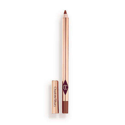 Charlotte Tilbury Lip Cheat Lip Liner Pencil - Gives Lips a Fuller-Looking, Defined Pout - Enriched with Jojoba Oil & Hyaluronic Acid - Waterproof, Smudge-Proof & Transfer-Proof - Foxy Brown - dailyvitalstore