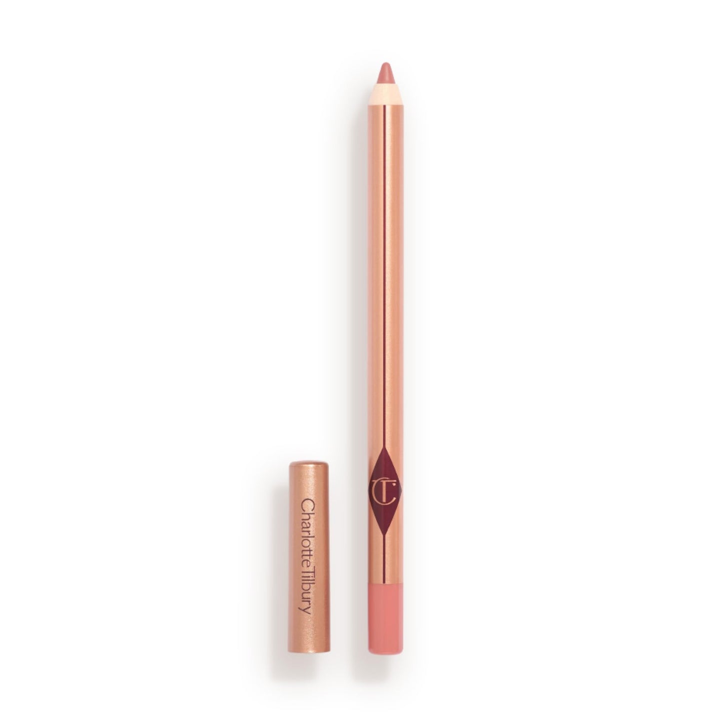 Charlotte Tilbury Lip Cheat Lip Liner Pencil - Gives Lips a Fuller-Looking, Defined Pout - Enriched with Jojoba Oil & Hyaluronic Acid - Waterproof, Smudge-Proof & Transfer-Proof - Pillow Talk Fair - dailyvitalstore
