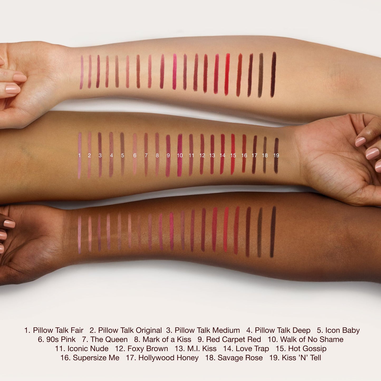 Charlotte Tilbury Lip Cheat Lip Liner Pencil - Gives Lips a Fuller-Looking, Defined Pout - Enriched with Jojoba Oil & Hyaluronic Acid - Waterproof, Smudge-Proof & Transfer-Proof - Foxy Brown - dailyvitalstore