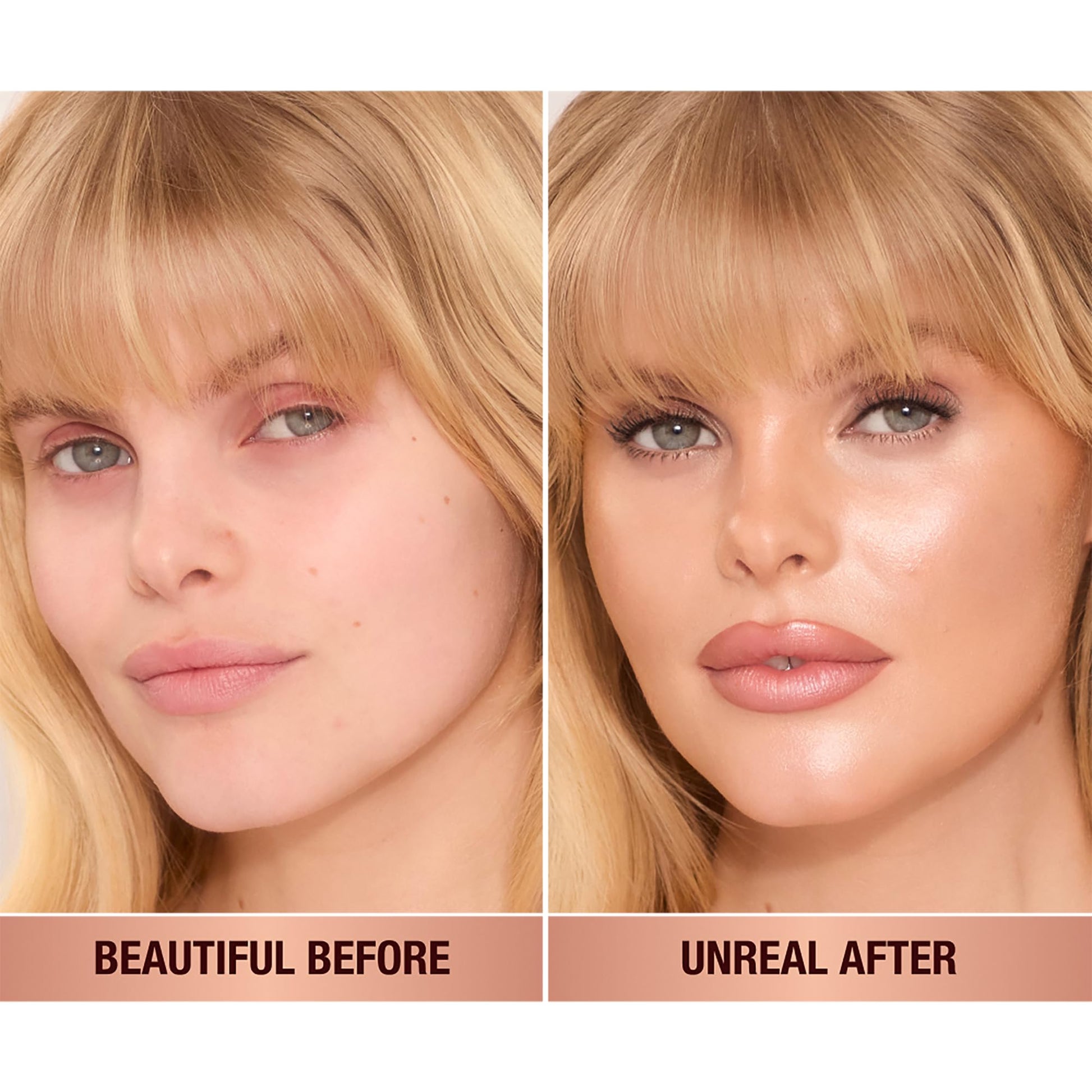 Charlotte Tilbury Unreal Skin Tint & Sheer Glow Hydrating Foundation Stick - Cream Foundation Makeup with Sheer-to-Light Coverage & a Buildable Formula - Blurring, Smoothing & Nourishing - 3 Fair - dailyvitalstore