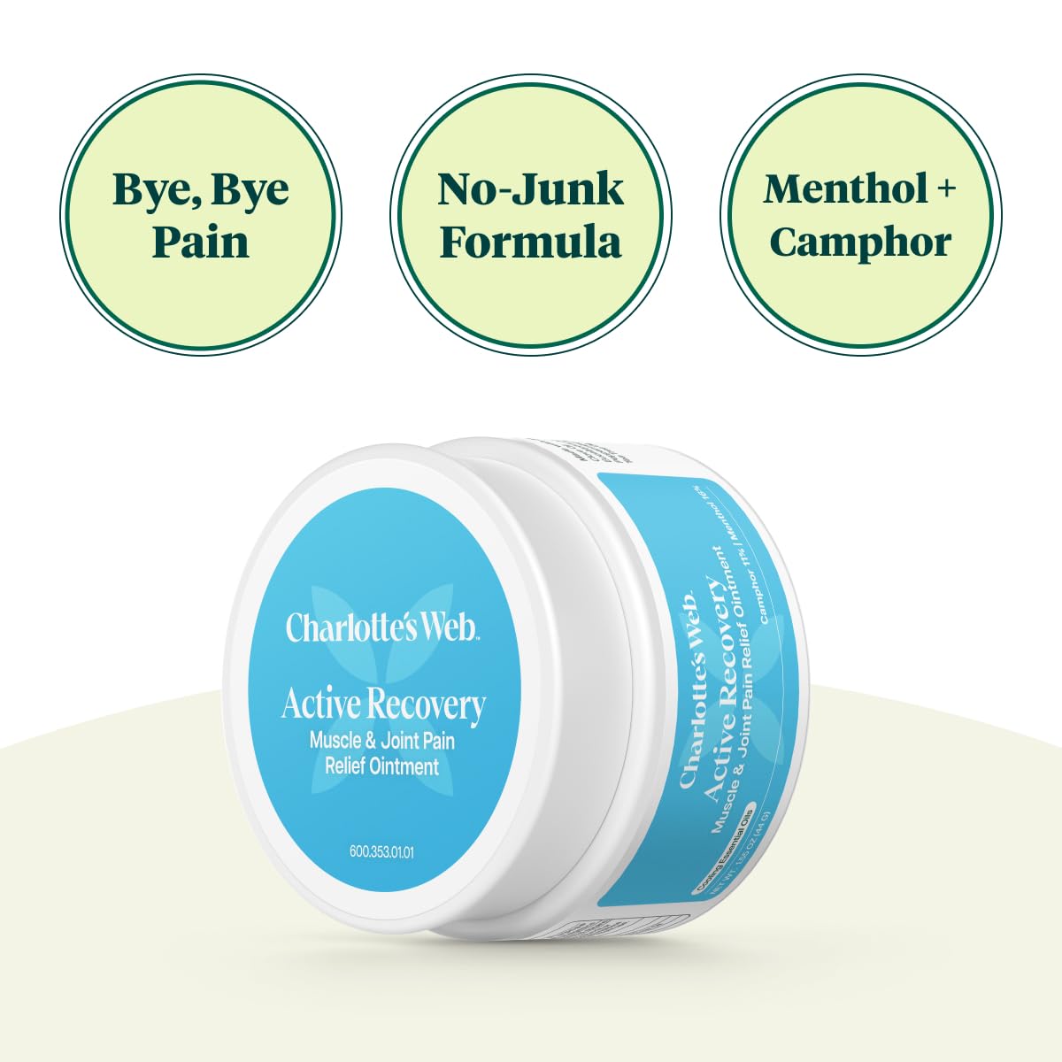 Charlotte's Web Active Recovery Muscle & Joint Relief Ointment 1.55oz - dailyvitalstore