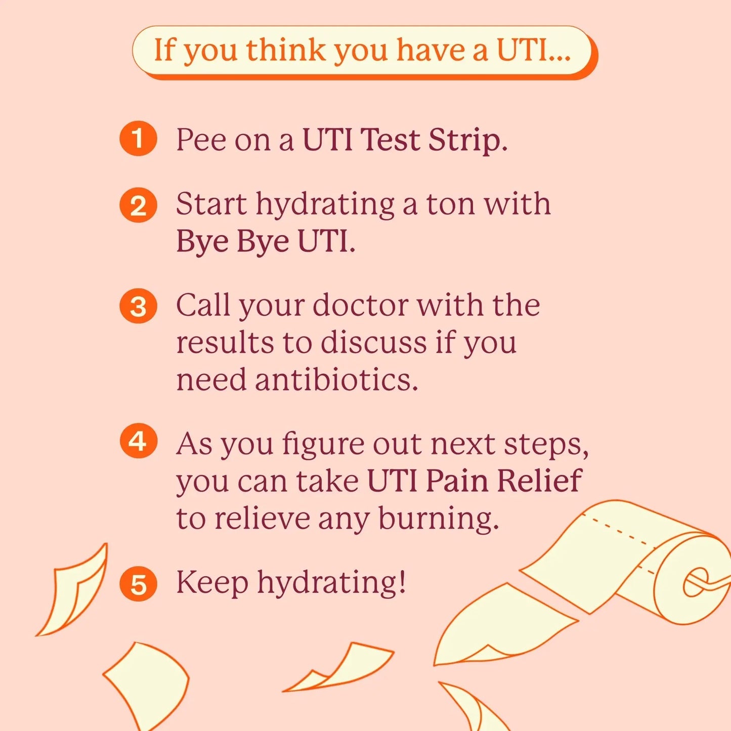 Cheeky Bonsai, Urinary Tract Infection (UTI) Test Strips, Accurate Results in 2 Minutes, Clinically Tested, Same Test Doctors Use, Easy to Read Results, 3 Count - dailyvitalstore