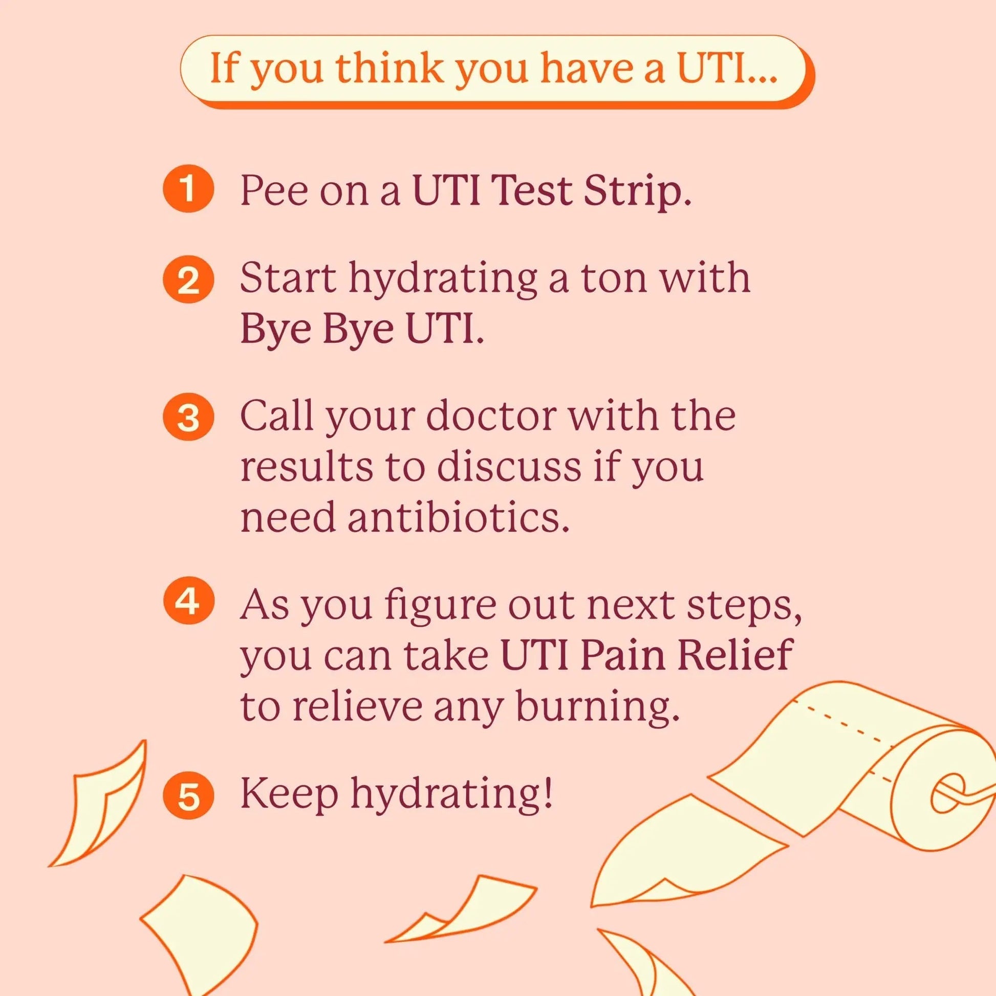 Cheeky Bonsai, Urinary Tract Infection (UTI) Test Strips, Accurate Results in 2 Minutes, Clinically Tested, Same Test Doctors Use, Easy to Read Results, 3 Count - dailyvitalstore