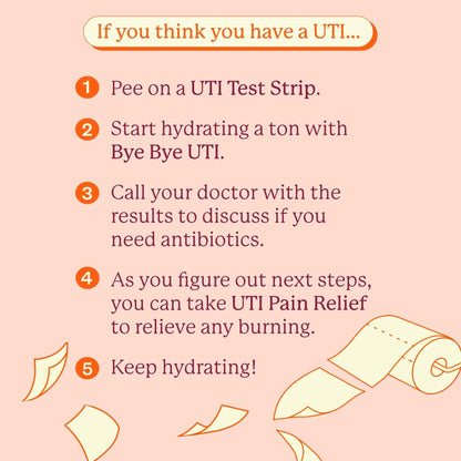 Cheeky Bonsai, Urinary Tract Infection (UTI) Test Strips, Accurate Results in 2 Minutes, Clinically Tested, Same Test Doctors Use, Easy to Read Results, 3 Count - dailyvitalstore