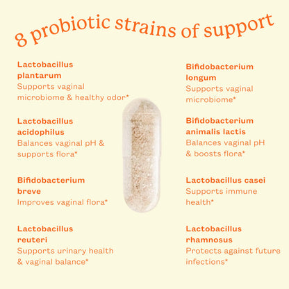Cheeky Bonsai Vaginal Probiotic for Women pH Balance with Maximum Support 20 Billion CFU Probiotics - 8 Unique Strains for Her - Lactobacillus Blend - 60 Capsules - dailyvitalstore