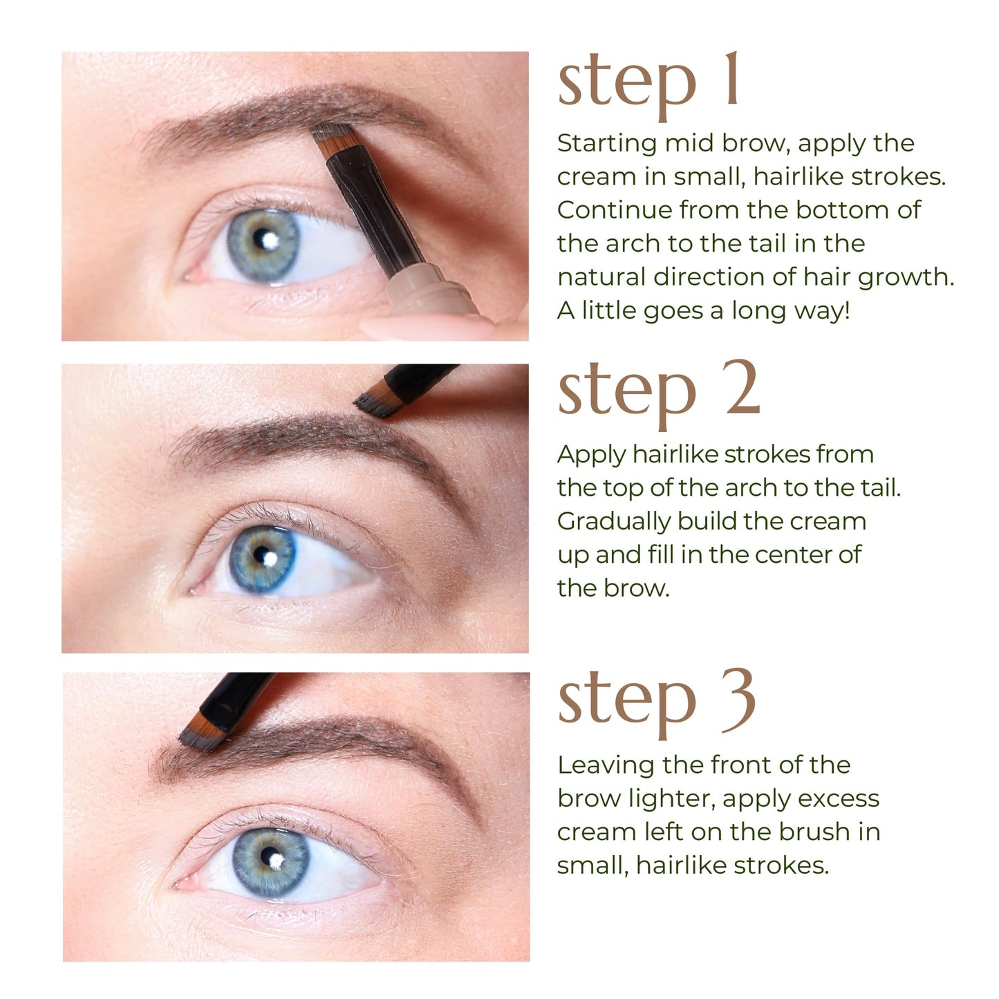 Chella Eyebrow Cream, Marvelous Medium Brown - Vegan, Cruelty Free, Paraben Free, Gluten Free Eyebrow Pomade Makeup - Long Wearing, Velvet Consistency, Water Proof - dailyvitalstore