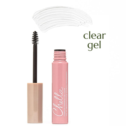Chella Eyebrow Gel, Defining Clear Eyebrow Gel - Lightweight Formula for Natural, Long Lasting Makeup - Vegan, Cruelty Free, Paraben Free, Gluten Free - dailyvitalstore