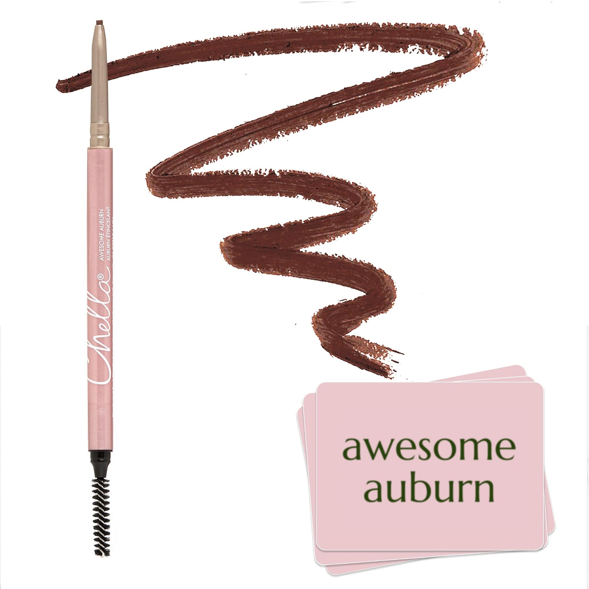 Chella Eyebrow Pencil – Easy-to-Use Brow Definer for Shaping, Filling & Blending – Long-Wear Auburn Eyebrow Pencils for Women with Precise Tip (Auburn) - dailyvitalstore