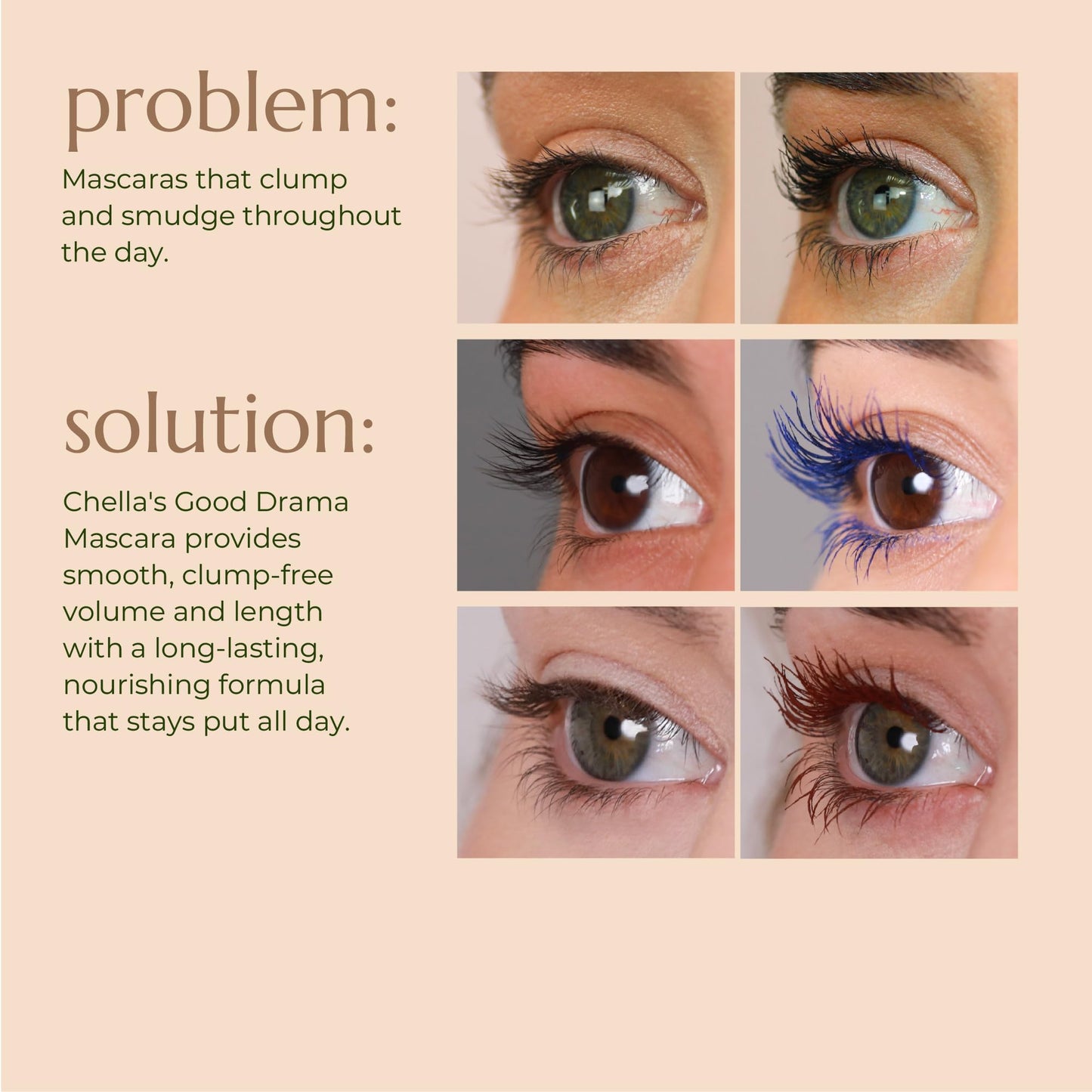 Chella Good Drama Vegan Mascara, 0.33 Fl. Oz (Black) - dailyvitalstore