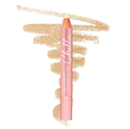 Chella Highlighter Makeup Pencil - Vegan, Cruelty Free, Paraben Free, Gluten Free - Use as a Highlighter, Concealer and Under Eye Liner (Light Matte) - dailyvitalstore