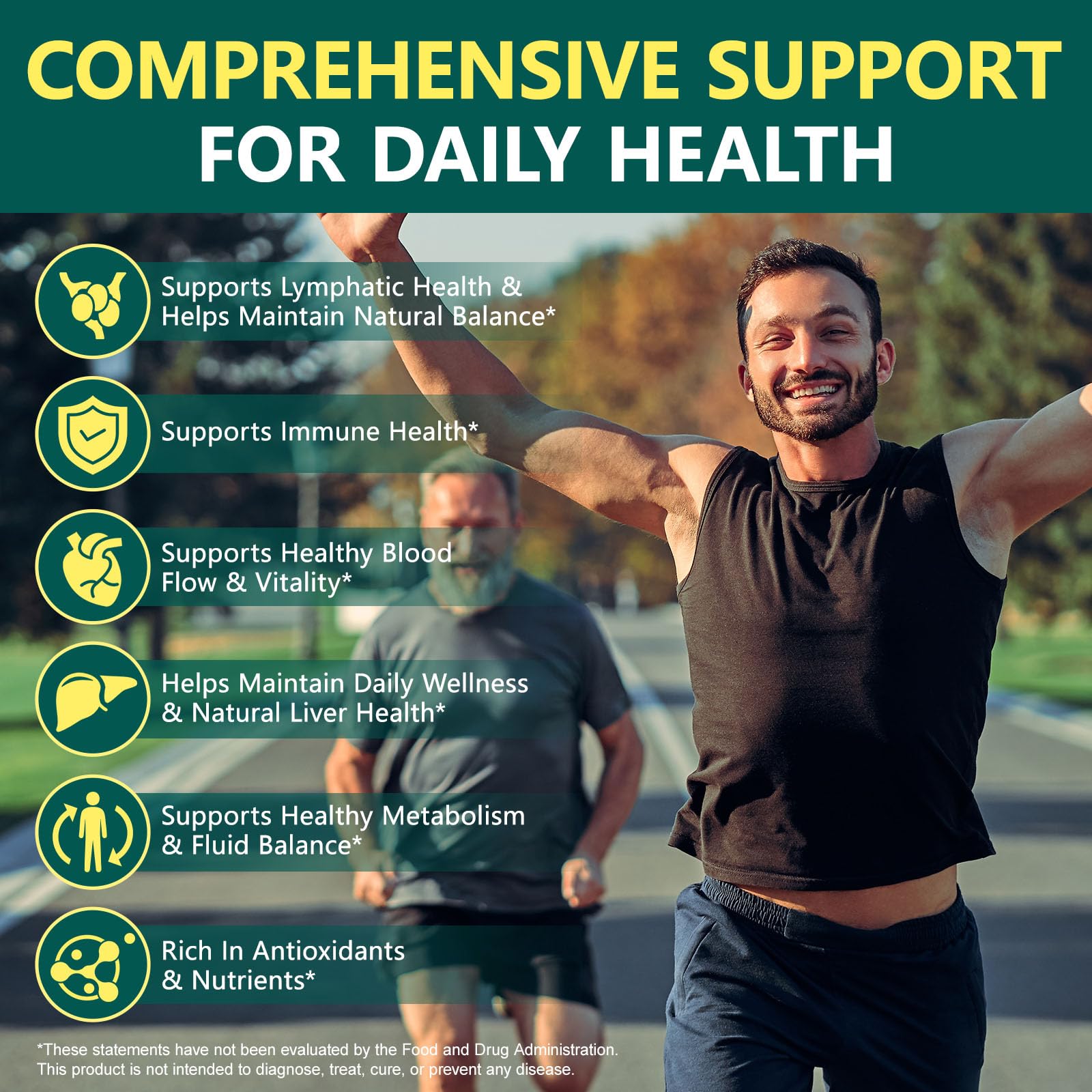 chenyayun Lymphatic Drainage Supplements, 240 Softfels, 21-in-1 Natural Herbal Blends with Echinacea, Dandelion, Burdock Root for Lymph System, Immune Support, Cleanse, Less Swelling/Bloating - dailyvitalstore