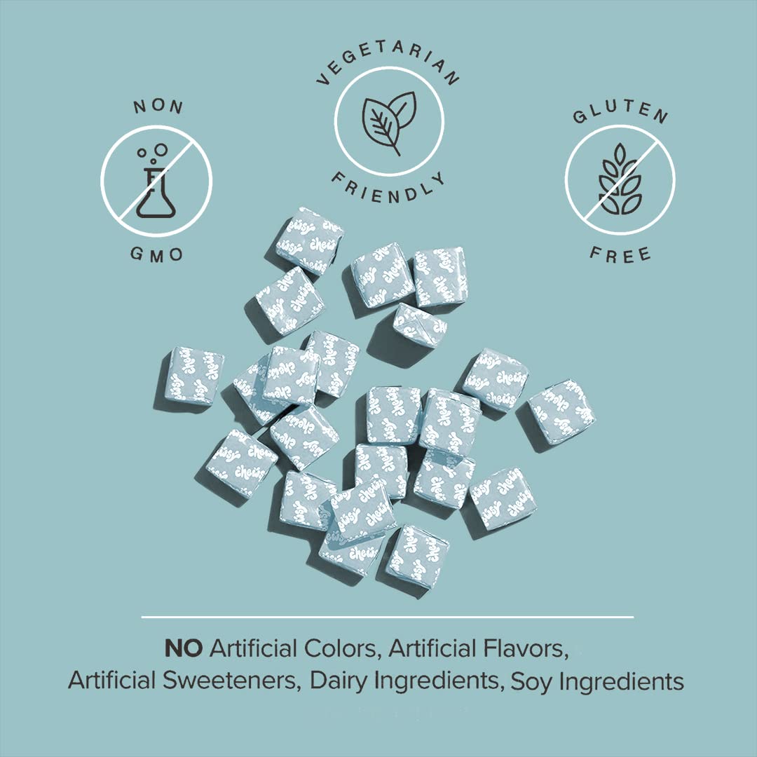 Chewsy So Long Stress, Calm Fruity Chews, Stay Calm & Focused. w/L-theanine, Amino Acid, GABA, Glycine, Tyrosine, Taurine & Magnesium. Non-GMO and Gluten-Free. Tropical Fruity Chews, 30-Day Supply - dailyvitalstore