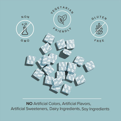Chewsy So Long Stress, Calm Fruity Chews, Stay Calm & Focused. w/L-theanine, Amino Acid, GABA, Glycine, Tyrosine, Taurine & Magnesium. Non-GMO and Gluten-Free. Tropical Fruity Chews, 30-Day Supply - dailyvitalstore