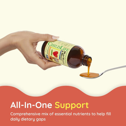 CHILDLIFE ESSENTIALS Kids Multivitamin & Mineral - Kids Vitamins, Liquid Multivitamin for Kids - dailyvitalstore
