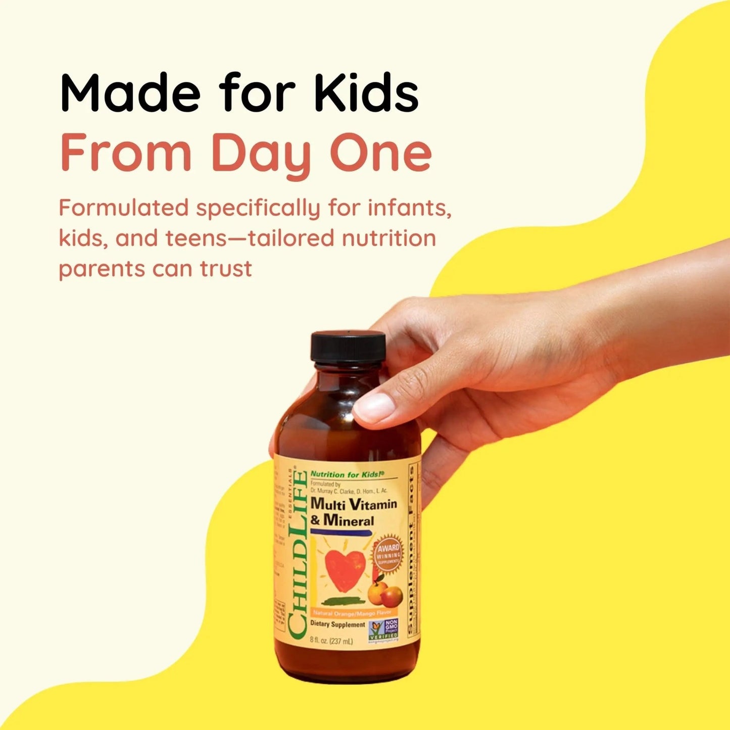 CHILDLIFE ESSENTIALS Kids Multivitamin & Mineral - Kids Vitamins, Liquid Multivitamin for Kids - dailyvitalstore