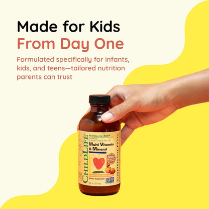 CHILDLIFE ESSENTIALS Kids Multivitamin & Mineral - Kids Vitamins, Liquid Multivitamin for Kids - dailyvitalstore
