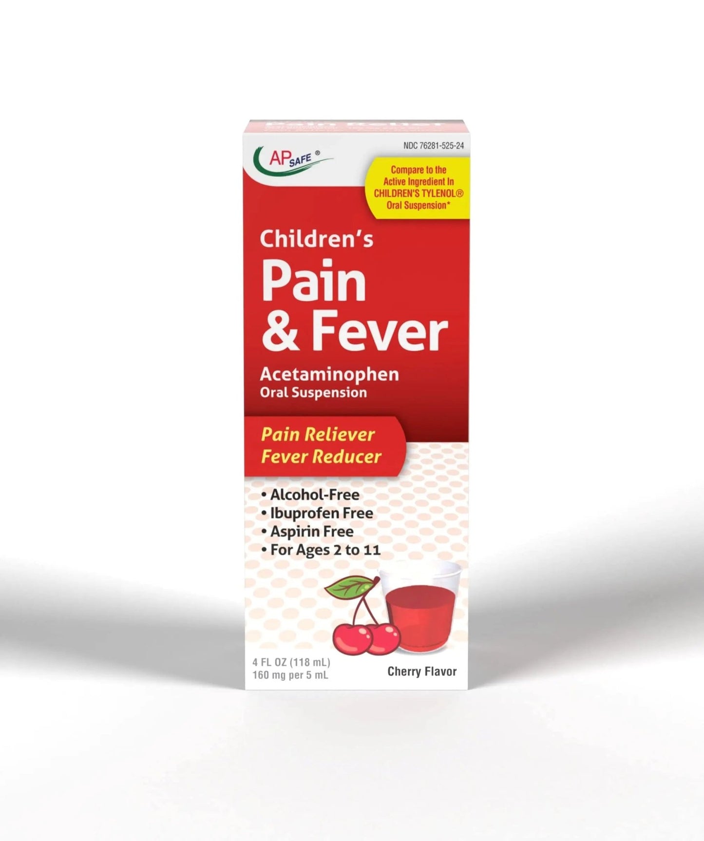 Children's Pain & Fever Acetaminophen Oral Suspension - dailyvitalstore