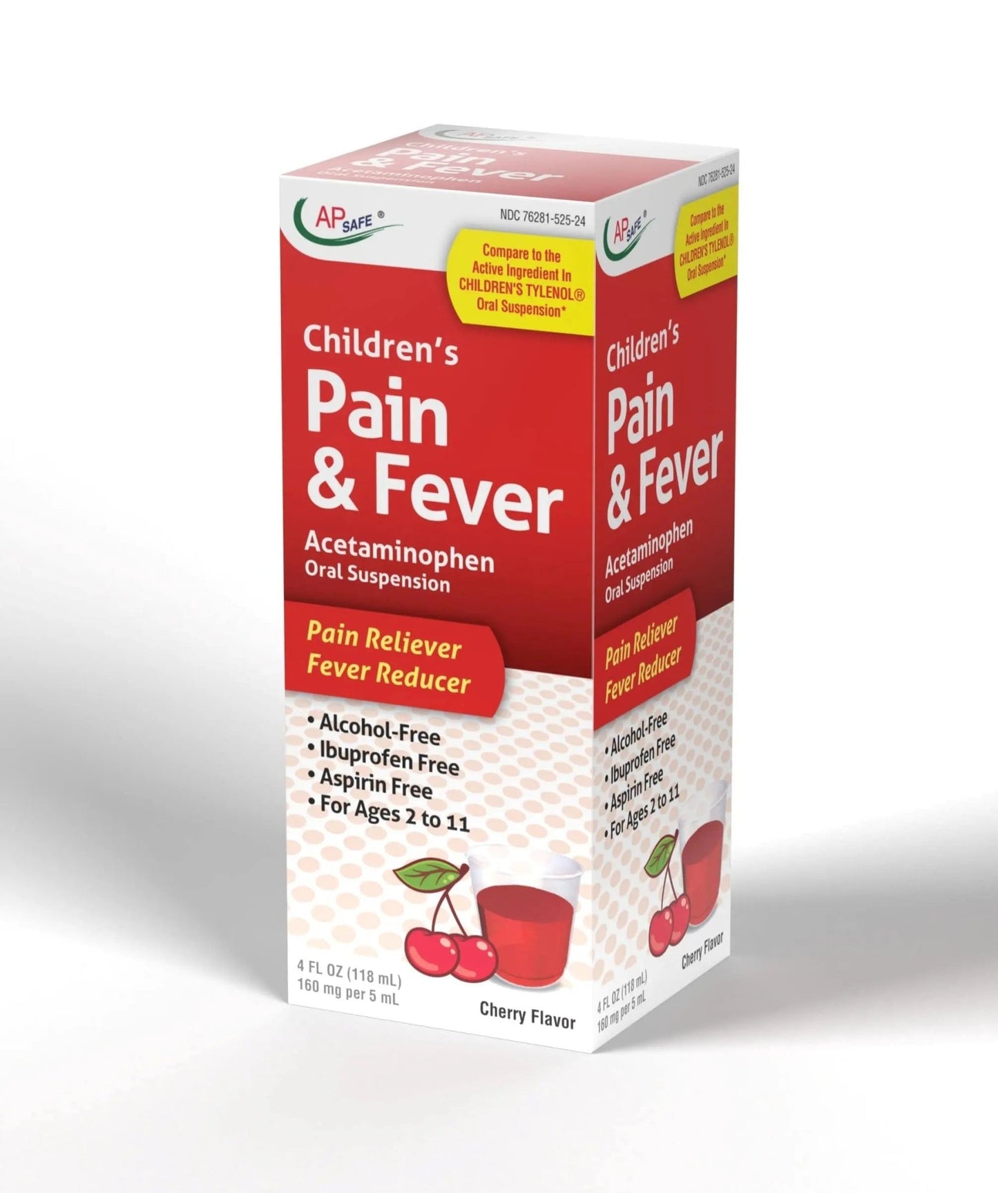 Children's Pain & Fever Acetaminophen Oral Suspension - dailyvitalstore